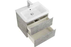 Тумба с раковиной BelBagno Albano 50 серый - 3