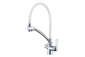 Смеситель Lemark Comfort для кухонной мойки LM3070C-White