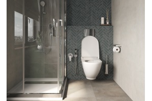 Поддон для душа STWORKI Эстерсунд 90x90 белый камень, с сифоном - 2