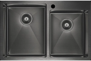 Мойка кухонная Paulmark Helfer 78 темный хром