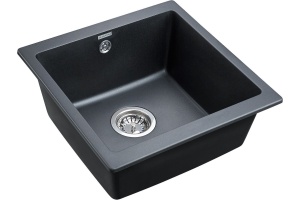 Мойка кухонная Paulmark Brilon 45 черный матовый - 2