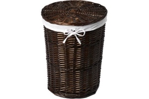 Корзина для белья Wasserkraft Elbe WB-740-L темно-коричневая, большая