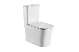 Унитаз-компакт Ceramalux белый, смыв AquaBlade (1218A) - 3