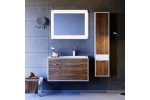 Тумба для комплекта Aqwella 5 stars Malaga 90 R крафт темный - 3