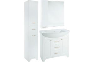 Мебель для ванной Bellezza Тиффани 105 белая - 2