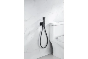 Гигиенический душ Allen Brau Infinity 5.21005-31 С ВНУТРЕННЕЙ ЧАСТЬЮ, чёрный матовый - 2