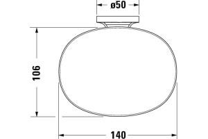 Мыльница Duravit Starck T 0099331000 хром - 2