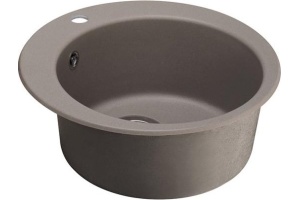 Мойка кухонная Акватон Иверия серый (1A711032IV250) - 2