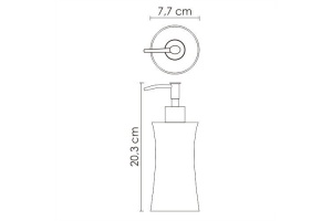 Salm 7699 Дозатор для жидкого мыла - 3