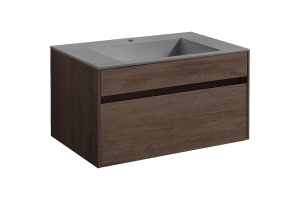 Тумба под раковину Vincea Chiara 80 темное дерево
