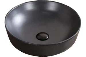 Накладная раковина BelBagno 41 см черный матовый (BB1315-H301)