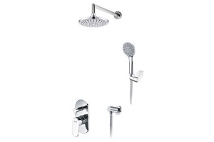 A14229 Встраиваемый комплект для душа с верхней душевой насадкой и лейкой