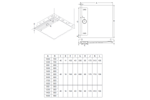 Поддон Jacob Delafon Flight Neus 150 x 80 см E66519-F-00 с антискользящим покрытием - 3