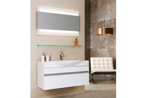 Тумба с раковиной Aqwella 5 stars Бергамо 100 белый - 3