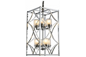 Подвесная люстра LUMINA DECO Quadrato LDP 1223-8 CHR