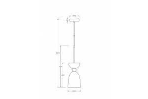 Подвесной светильник Maytoni Cloches MOD113PL-01W - 2