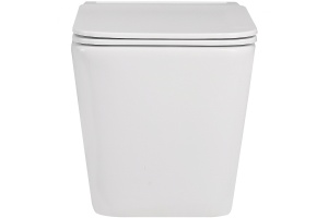 Подвесной унитаз Abber Rechteck белый с сиденьем микролифт - 3