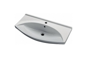 Тумба с раковиной Misty Орхидея 105 белая глянцевая - 3