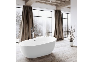 Акриловая ванна Vincea 170х80 белая - 2