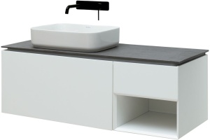 Тумба под раковину Allen Brau Infinity 120 L белый матовый