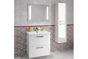 Зеркало Cersanit LED 020 base 80, с подсветкой, сенсор на зеркале - 2