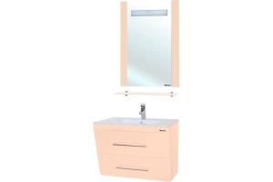 Мебель для ванной Bellezza Берта подвесная 60 бежевая