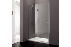 Душевая дверь Cezares Verona 120 хром стекло рифленое
