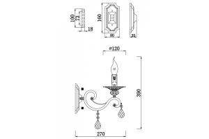 Бра Maytoni Grace RC247-WL-01-R - 2