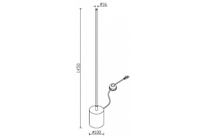 Торшер Maytoni Flow MOD147FL-L20BK1 - 2
