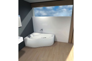 Акриловая ванна Santek Ибица XL WH112036 160x100 L - 2