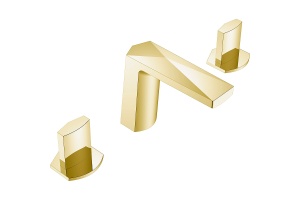 Смеситель для раковины Boheme Venturo золото матовое