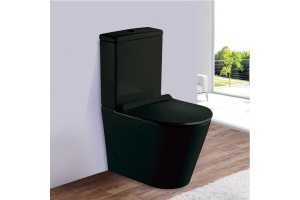Унитаз-компакт Esbano Alagon с сиденьем микролифт, черный матовый (ESUNALAGCMB) - 2