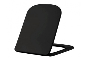 Сиденье для унитаза Esbano Crisan с системой микролифт, черный матовый (ZAESUNCRISBM)