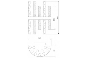 Накладной светильник Bogate's Hollis 367/2 - 2