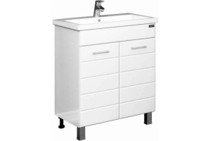 Тумба под раковину напольная Санта Омега 70 белый