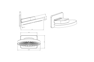 Верхний душ Vincea 24.7 хром - 2