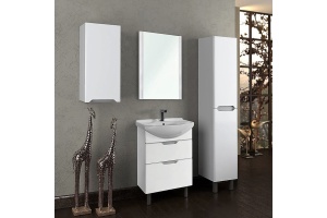 Тумба с раковиной Dreja.Eco Laguna Plus 65 белая - 2