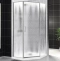 Душевой уголок BelBagno Uno 90х90 профиль хром стекло рифленое UNO-195-P-1-90-CH-CR - 0