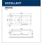 Ванна акриловая Excellent Arana Soft 180х85 с гидромассажем белый - золото WAEX.ARA18.SOFT.GL - 6