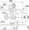 Мойка кухонная Franke Basis BFG 651-78 белая 114.0280.893 - 2