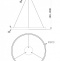 Подвесной светодиодный светильник Maytoni Rim MOD058PL-L42B4K - 1