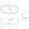 Акриловая ванна Abber 170x80, универсальная  AB9325-1.7 - 4