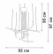 Подвесная люстра Vitaluce V3777 V3777-0/4S - 3