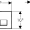 Кнопка смыва Geberit Delta 51 115.105.46.1 хром матовый - 1