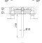 Смеситель Cezares Leaf BLI3L-01-W0 С ВНУТРЕННЕЙ ЧАСТЬЮ, для раковины LEAF-BLI3L-01-W0 - 1