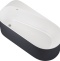 Акриловая ванна Allen Brau Priority 170x80 2.31001.20/AM белый глянец (панель антрацит) - 0