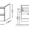 Тумба под раковину Jacob Delafon Vox 100 см  EB2025-RA-442 - 2