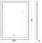 Зеркало BelBagno 60х80 с подсветкой, подогревом  SPC-GRT-600-800-LED-TCH-WARM - 2