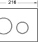 Кнопка смыва TECE Loop 9240626 хром - 3