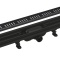 Душевой лоток AlcaPlast APZ10BLACK 850 с решеткой и опорами APZ10BLACK-850M - 0